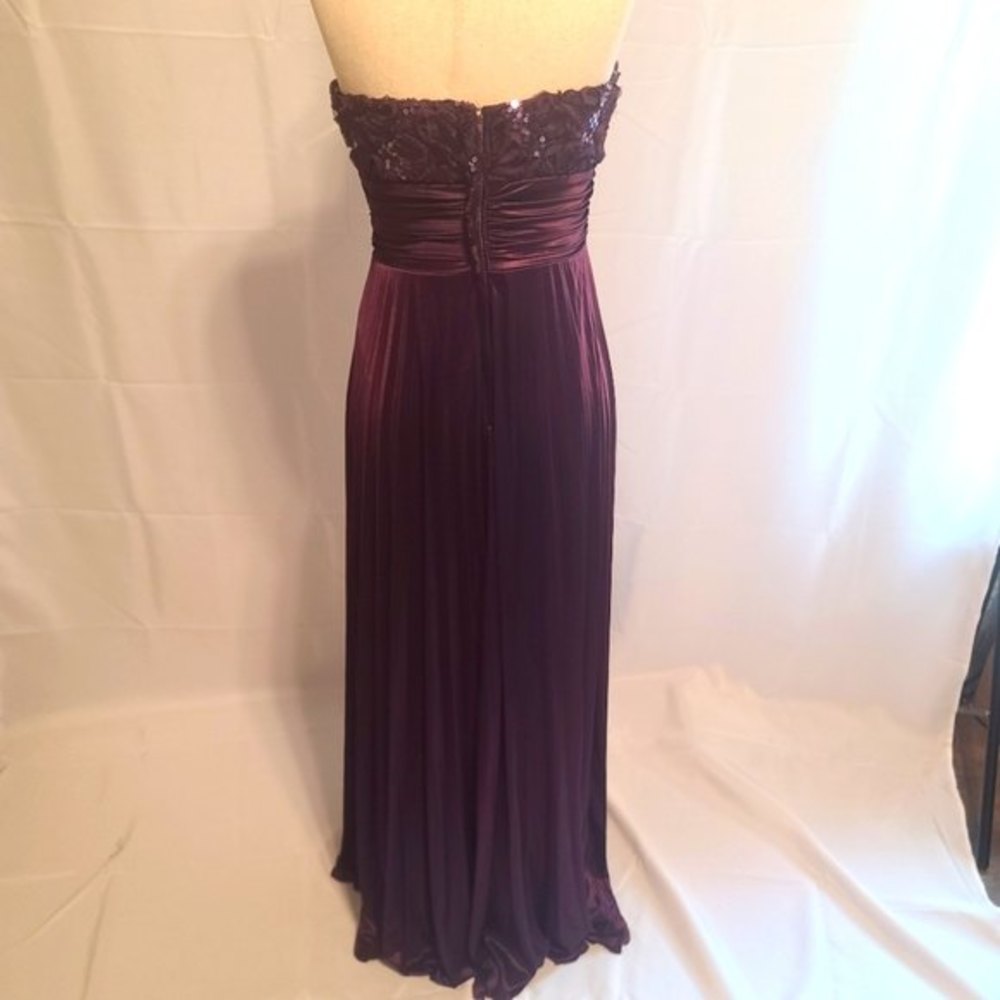 Speechless Sequin Strapless Pleated Sequence Dres… - image 2